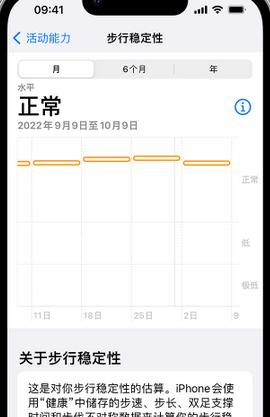 桂平iPhone手机维修如何在iPhone开启'步行稳定性通知'